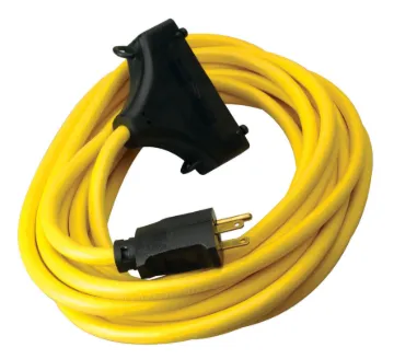 Bendstation™ 019100002 Type SJTW Generator Extension Cord, 125 V AC, (3) 10 AWG Copper Conductor, 25 ft L