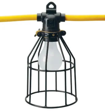 Southwire® 7539SW Temporary String Light, A23 Lamp, 1875 W Fixture, 125 V AC, 1 Lamps