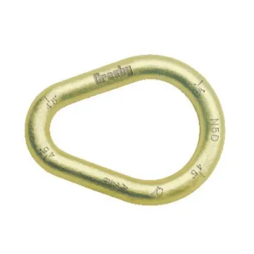 Crosby® 1013604 A-341 Pear Shaped Connecting Link, 7/8 in Trade, 15000 lb Load, Forged Alloy Steel