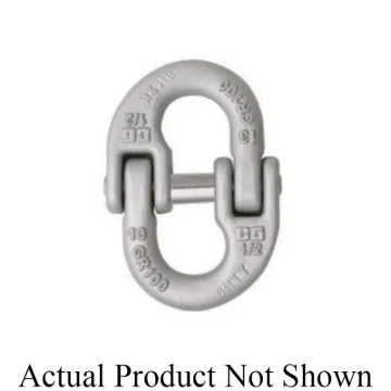 Crosby® LOK-A-LOY® 1015104 A-1337 Connecting Link, 1/4 in Trade, 4300 lb Load, 100 Grade, Forged Alloy Steel