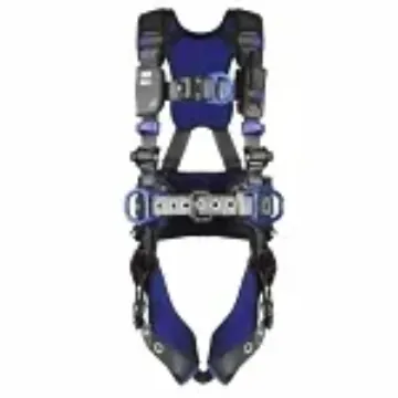 3M™ DBI-SALA® 7012816229 X300 Comfort Wind Energy Harness, M, 420 lb Load, Polyester Strap, Tongue Leg Strap Buckle, Quick-Connect Chest Strap Buckle, D-Ring Shoulder Strap Buckle, Gray