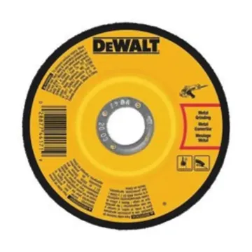 DeWALT® DWA4511H Depressed Center Wheel, 4-1/2 in Dia x 1/8 in THK, A24N Grit, Aluminum Oxide Abrasive