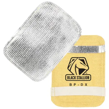 Black Stallion  BP-DX Backpad, For Use With Welding, Aluminized, Silver