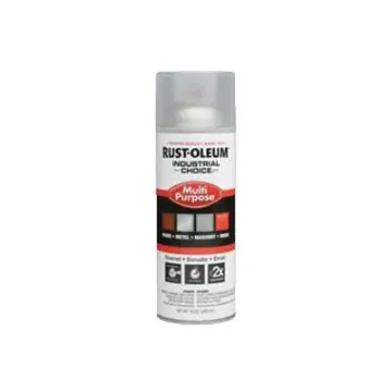 Rust-Oleum  1610830 1600 System Multi-Purpose Enamel Spray Paint, 12 oz Container, Liquid Form, Crystal Clear, 12 to 15 sq-ft/can Coverage