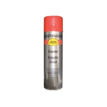 Rust-Oleum  V2163838 V2100 System Enamel Spray Paint, 15 oz Container, Liquid Form, Safety Red, 12 to 20 sq-ft/can Coverage