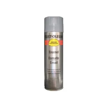 Rust-Oleum  V2187838 V2100 System Enamel Spray Paint, 15 oz Container, Liquid Form, Dark Machine Gray, 12 to 20 sq-ft/can Coverage