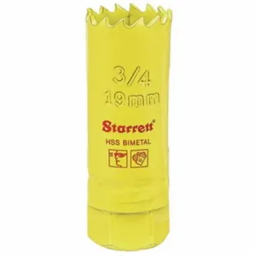 Starrett  SH0212 Constant Pitch Straight Constant Pitch Straight Hole Saw, 2-1/2 in Dia, 1-5/8 in D Cutting, HSS/Bi-Metal Cutting Edge, 5/8-18 Arbor