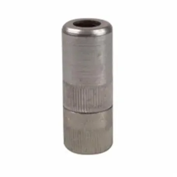 Alemite  308730-A Narrow Hydraulic Coupler, 1/8 in Dia Nominal, Female NPTF, Rubber Seal/Steel