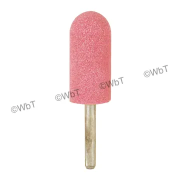 TTC 53-500-011 Group A Mounted Stone, A11, 7/8 in Dia x 7/8 in L Head, 1/4 in Dia Shank