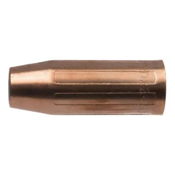 Tweco  HD22-50 Slip-On Standard Self Insulated Nozzle, 1/2 in Dia Bore, 1/8 to 5/32 in Tip Recess, For Use With HD52 Series Gas Diffusers and Classic  No. 2/Spray Master  250/Smoke Master  250 MIG Gun, Copper Alloy