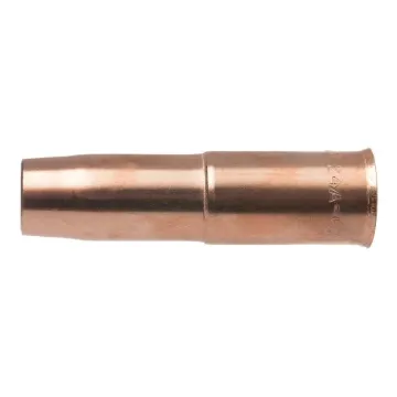 Tweco  24A-75 Slip-On Standard Formed Nozzle, 3/4 in Dia Bore, Adjustable Tip Recess - Tip Protruding, For Use With Professional , WeldSkill  MIG Guns and 1340-1100 Nozzle Insulator