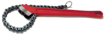 RIDGID  31330 Heavy Duty Chain Wrench, 4-1/2 to 7-1/2 in Pipe, 36 in OAL, Alloy Steel Double End Jaw, Alloy Steel Handle
