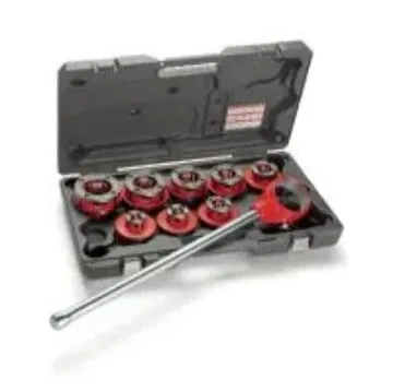 RIDGID  36505 12-R Exposed Ratchet Threader Set With Carrying Case, NPT