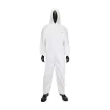 PIP® 3606/XL 3606 BA Breathable Disposable Coverall, XL, White, Microporous Film Laminate, 27.6 in Chest, 29-1/2 in L Inseam