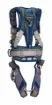 3M™ DBI-SALA® 7012816000 ExoFit STRATA Harness, XL, 420 lb Load, Repel Polyester Strap, Revolver™/Tri-Lock Quick-Connect Leg Strap Buckle, D-Ring Shoulder Strap Buckle, Anodized Aluminum Hardware, Blue/Gray