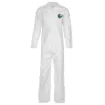 MicroMax® NS  MNSA412-XL MNSA412 Light Weight MNSG Coverall, XL, White, Microporous Film Laminate