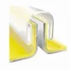 DuPont™ QC122BYL5X001200 Standard Coverall With Attached Hood and Socks, 5XL, Yellow, 10 mil Tychem® 2000, 53-3/4 to 57-1/4 in Chest, 33 in L Inseam