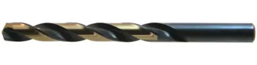 DRILLCO 400N15 Heavy Duty Jobber Length Drill Set, 1/16 in Min Drill Bit, 1/2 in Max Drill Bit, 135 deg Drill Point Angle, 15 Pieces, HSS, Oxide Treated