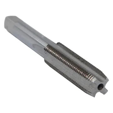 Qualtech DWTST1/2-18P Special Straight Flute Hand Tap, Right Hand Cutting, 1/2-18 Thread, Plug Chamfer, Uncoated, HSS