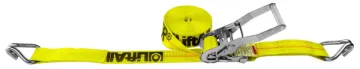 Lift-All® LoadHugger® 60513 Tiedown With Ratchet Strap, 1600 lb Working, 5000 lb Ultimate/Breaking Strength Load, 27 ft L, U-Hook End Style
