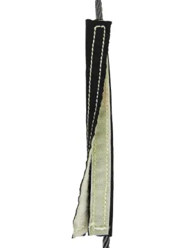 Lift-All® 8TQSBNX2 Tubular Quick Sleeve Wearpad, 2 ft L x 8 in W x 1/16 in THK, Ballistic Nylon