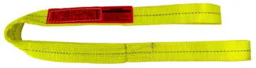 Lift-All® Webmaster® 1600 EE2801DFX8 Flat Eye and Type 3 Eye Web Sling, 8 ft L x 1 in W, 3200 lb, Polyester