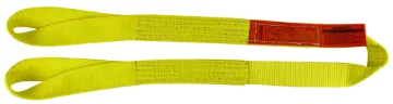 Lift-All® Webmaster® 1600 EE2802NTX6 Twisted Eye and Type 4 Eye Web Sling, 6 ft L x 2 in W, 6400 lb, Nylon