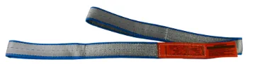 Lift-All® Tuff-Edge® II Webmaster® 1600 EE2802TFX20 Eye and Flat Eye Web Sling, 20 ft L x 2 in W, 6400 lb, Polyester