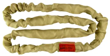 Lift-All® Tuflex™ EN120X16 Endless Round Sling, 16 ft L, 10600 lb, Polyester, Tan