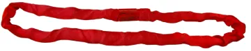 Lift-All® EN150X30 EN150 Endless Tuflex Round Slings, 30 ft L, 13200 lb, Polyester, Red