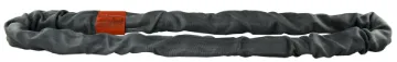 Lift-All® Tuflex™ EN360X4 Endless Round Sling, 4 ft L, 31000 lb, Polyester, Gray