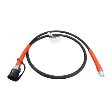 Power Team® 9754 Non-Conductive Hose Assembly With 9798 Hose Half Coupler and 9800 Dust Cap Assembly, 6 ft, 20000 psi Working, Polyurethane Rubber