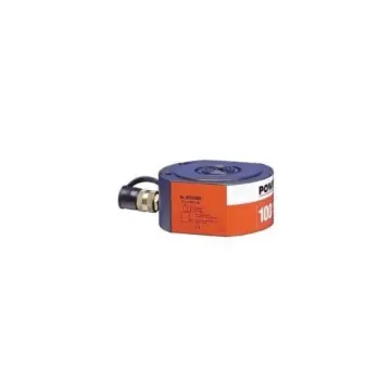 Power Team® RLS100 Low Height Low Profile Single Acting Spring Return Hydraulic Cylinder, 10 ton Capacity, 1-11/16 in Dia Bore, 7/16 in L Stroke, 1-3/4 in H Retract, 3/4 in Dia Rod, 8943 psi