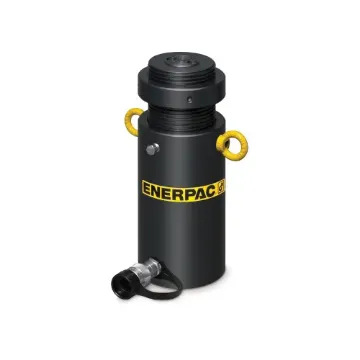 Enerpac  HCL-506 High Tonnage Lock Nut Single Acting Load Return Hydraulic Cylinder, 50 ton, 3.94 in Bore, 5.91 in L Stroke, 10.39 in H Retract, 2.8 in Dia Rod, 10000 psi
