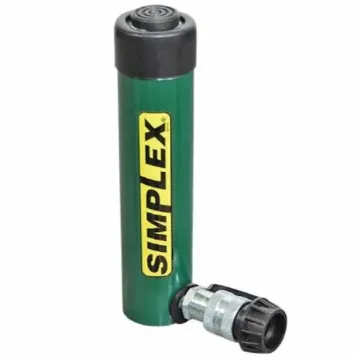 Simplex  R106 R Series Multi-Purpose Single Acting Spring Return Hydraulic Cylinder, 10 ton, 1.69 in Dia Bore, 6 in L Stroke, 9.56 in H Retract, 1-1/2 in Dia Rod, 10000 psi