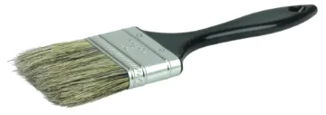 Vortec Pro® 40029 Multi-Purpose Chip and Oil Brush, 3/8 in THK China Bristle Brush, Plastic Handle, Alkyd Paints, All Stains, Oil Paints, Shellacs, Urethane and Varnishes
