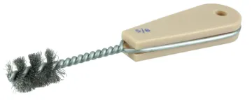 Weiler® 44082 Industrial Grade Performance Line Maintenance Tube Brush, 3/4 in Dia x 1 in L, 6-1/2 in OAL, Steel Fill